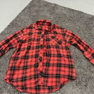Wild Fable Red and Black Plaid Shirt